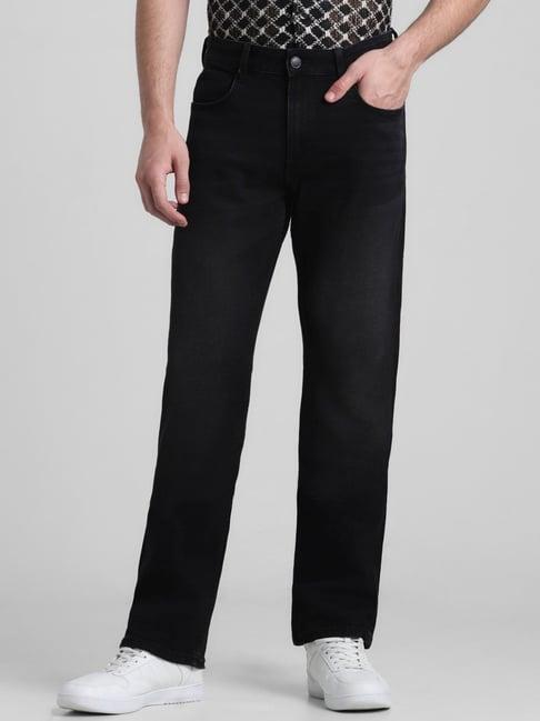 jack & jones black regular fit jeans