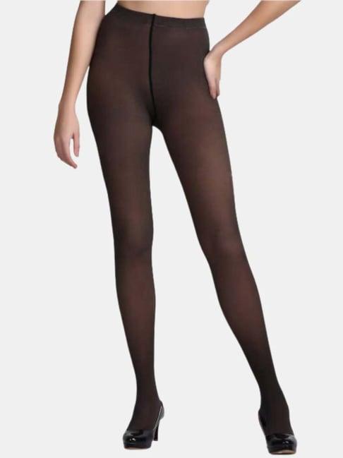 secrets by zerokaata black plain pantyhose stockings