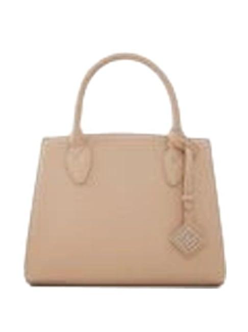 call it spring beige solid medium handbag