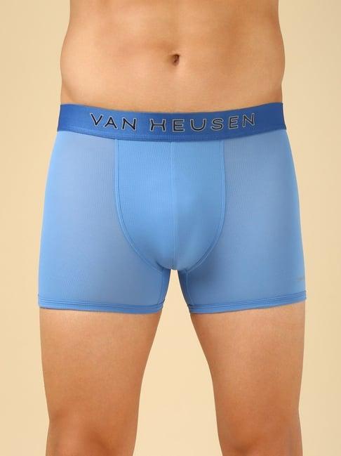 van heusen blue skinny fit trunks