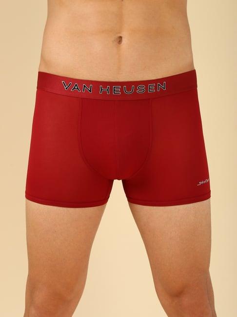 van heusen red skinny fit trunks