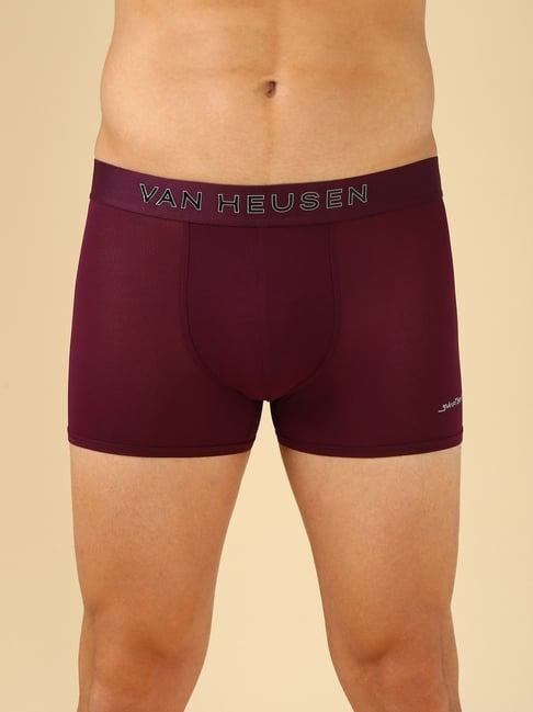 van heusen purple skinny fit trunks