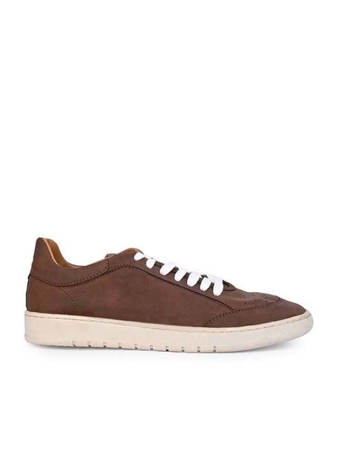 alberto torresi 
 men's brown casual sneakers