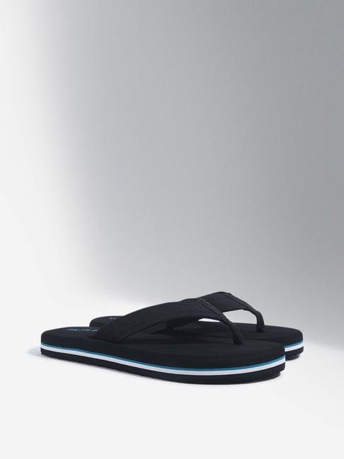 soleplay by westside black comfort flip-flop