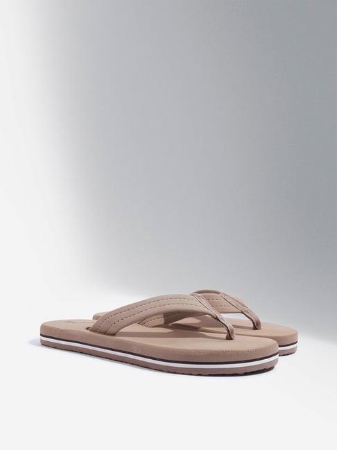 soleplay by westside beige comfort flip-flop