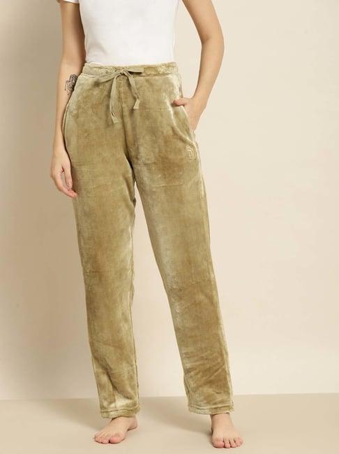 sweet dreams herb green plain lounge pants