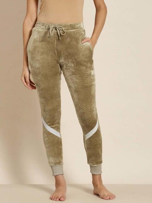 sweet dreams herb green plain lounge pants