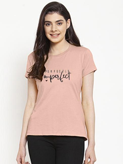 friskers dusty coral printed t-shirt