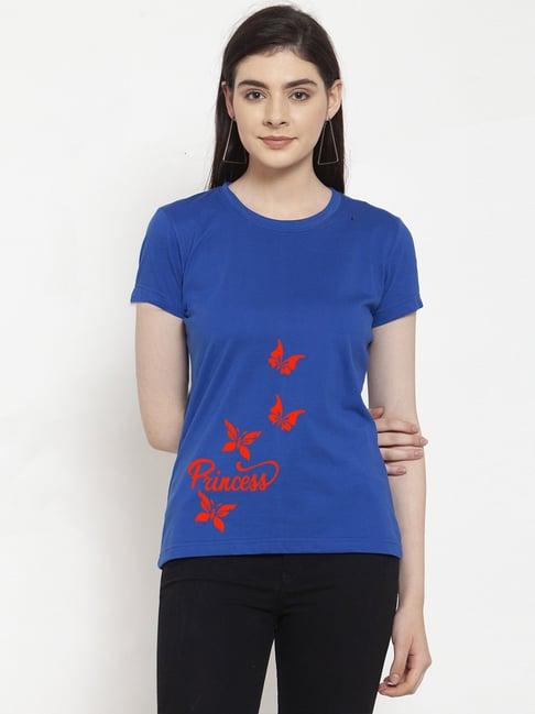 friskers blue printed t-shirt