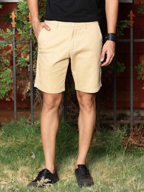 thomas scott light khaki slim fit shorts