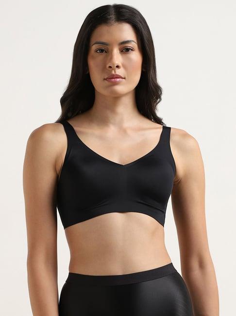 wunderlove by westside black seam-free invisible bra