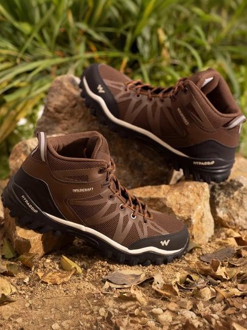 wildcraft men's gabbro pro brown outdoor shoes