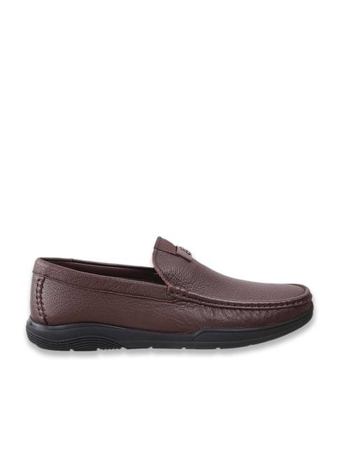 j.fontini by mochi men's brown formal loafers