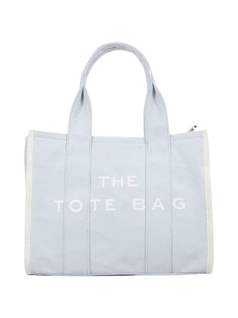 kazo blue solid tote handbag