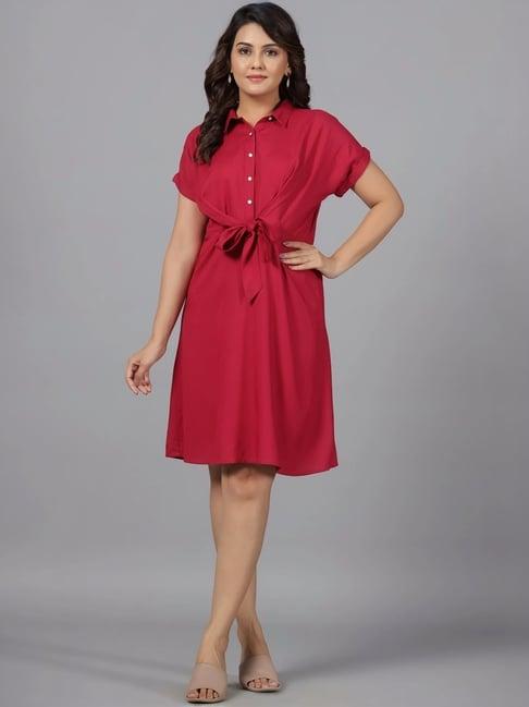 juniper pink shirt dress