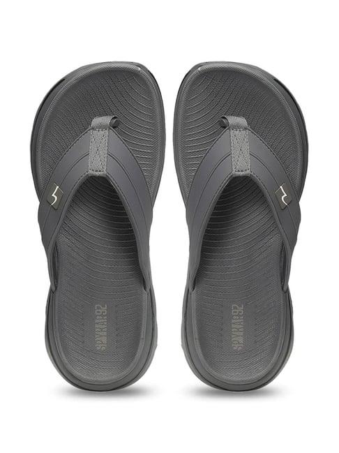 spykar men's wayn grey flip flops