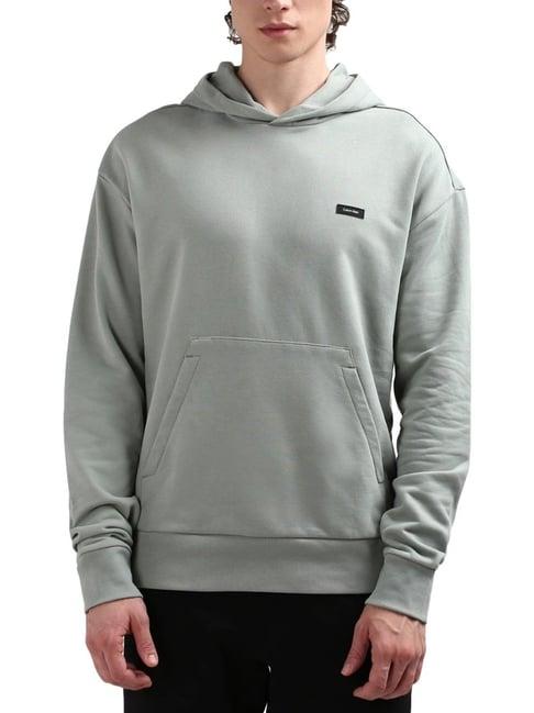 calvin klein grey cotton comfort fit sweatshirt