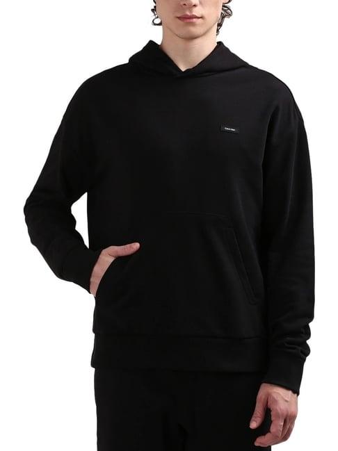 calvin klein black cotton comfort fit sweatshirt