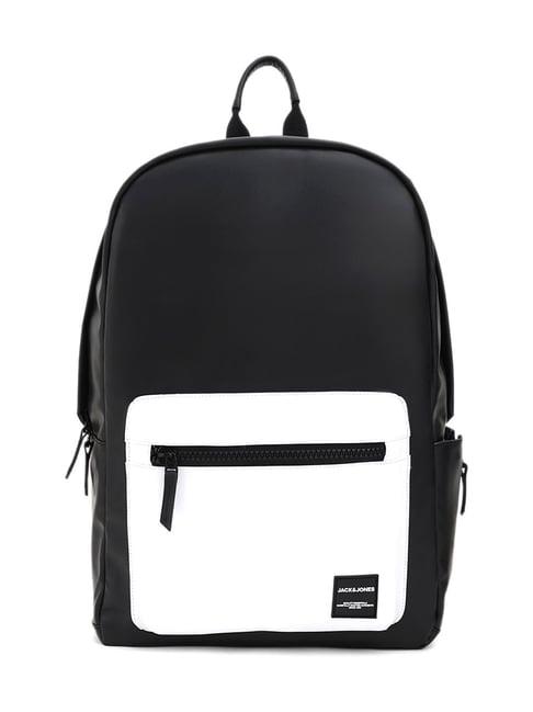 jack & jones jaccornelius 2.0 black backpack - 22 ltrs