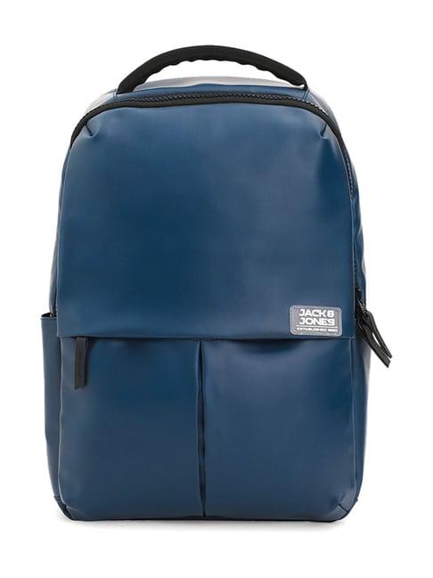 jack & jones jacfidler 2.0 navy peony backpack - 22 ltrs