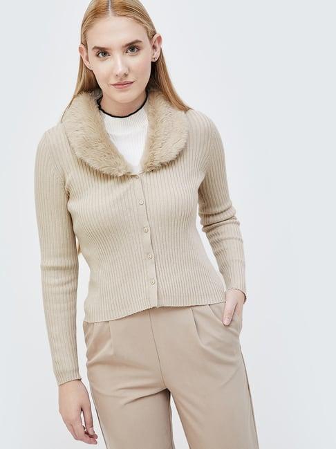 code by lifestyle beige cardigan