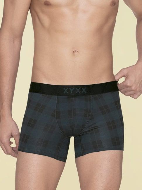 xyxx multicolor check micro modal trunks