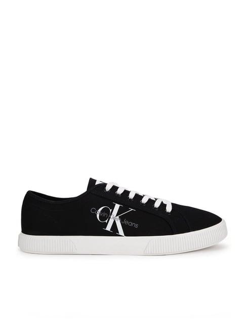 calvin klein men's black sneakers