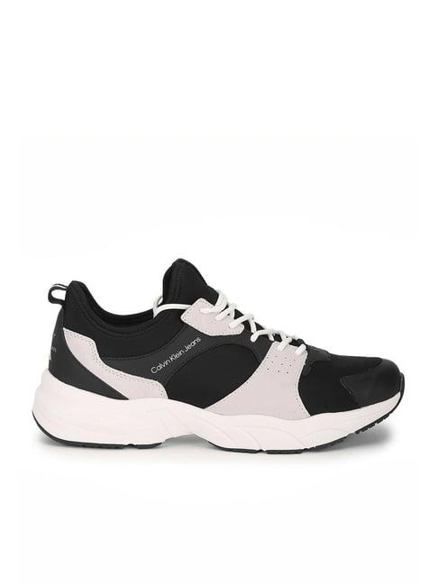 calvin klein men's black sneakers