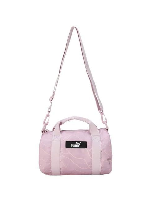 puma pink printed sling handbag