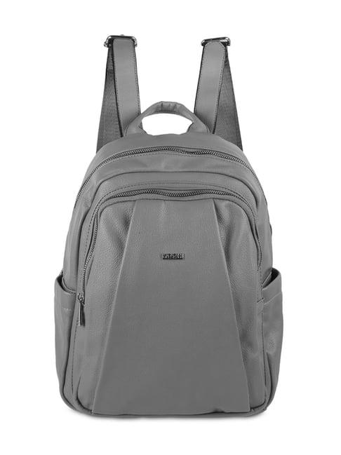 mochi grey stylish medium backpack