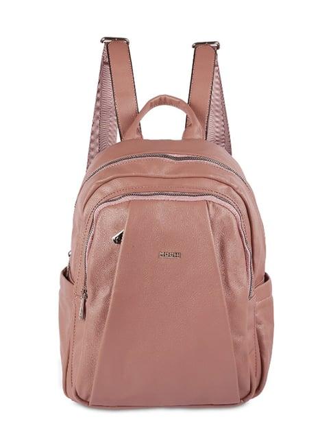 mochi pink stylish medium backpack