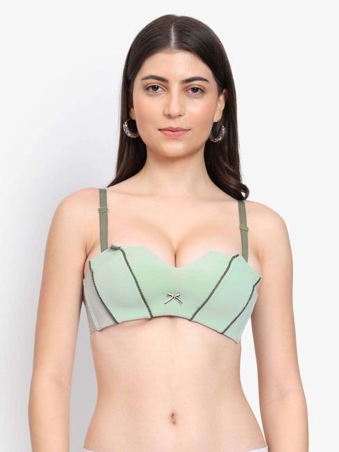 parkha green push-up bra