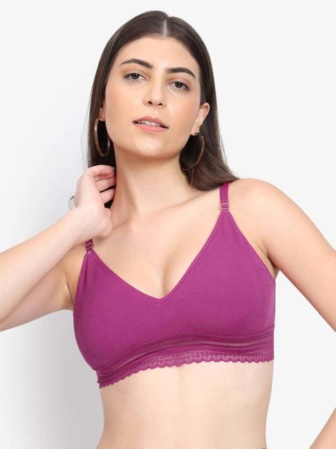 parkha purple bralette bra