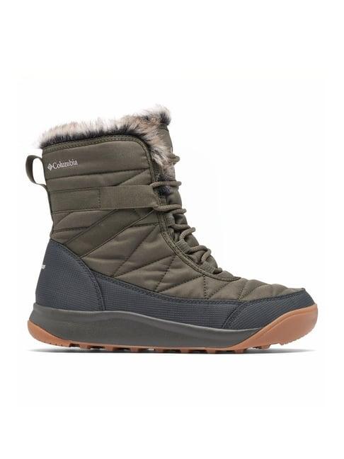 columbia women's minx shorty iv olive snow boots