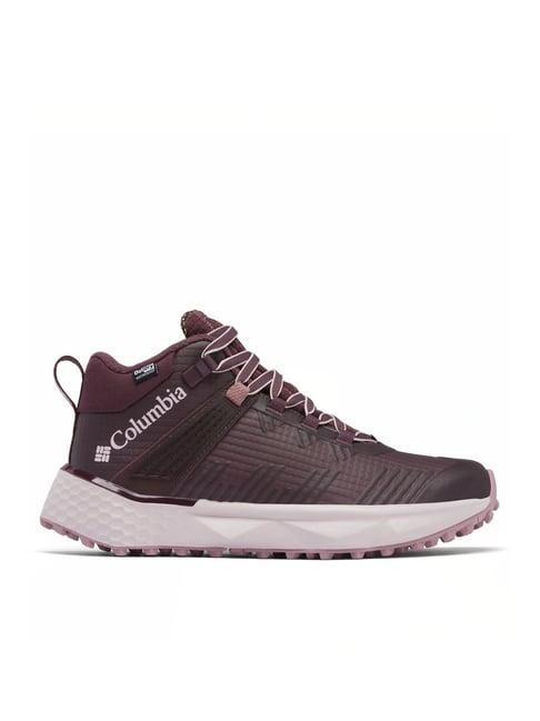 columbia women's facet 75 equinox maroon outdoor shoes