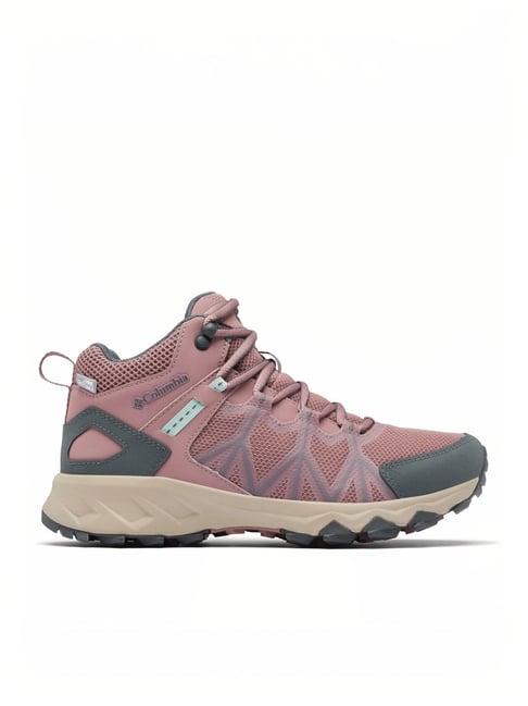 columbia women's peakfreak ii outdry pink outdoor shoes