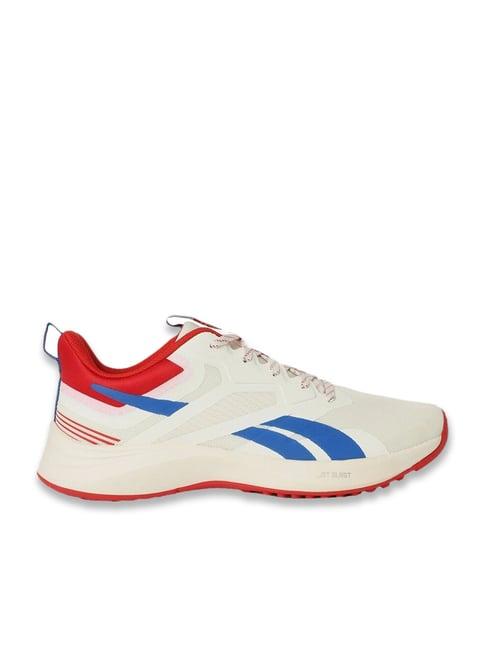 reebok men's trek run m cream running shoes