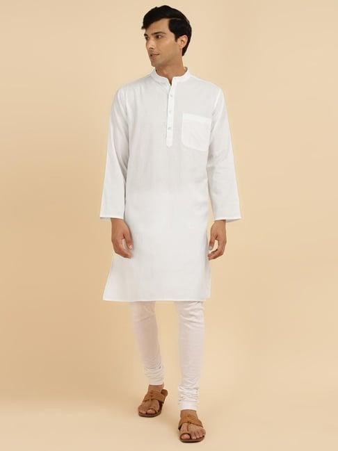 fabindia white comfort fit kurta