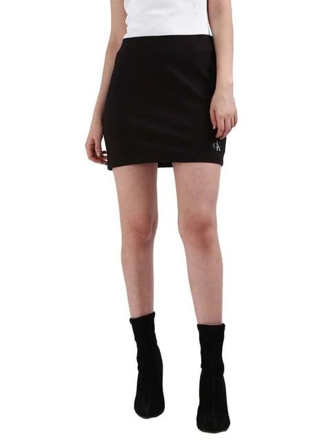 calvin klein black pencil skirt