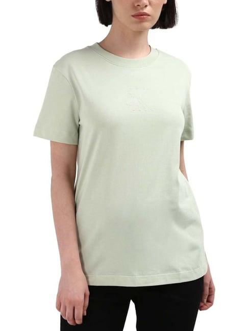 calvin klein green cotton t-shirt