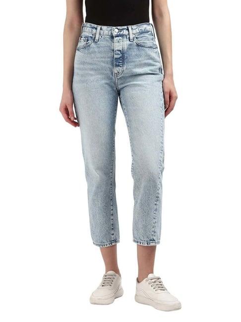 tommy hilfiger denim cotton high rise jeans