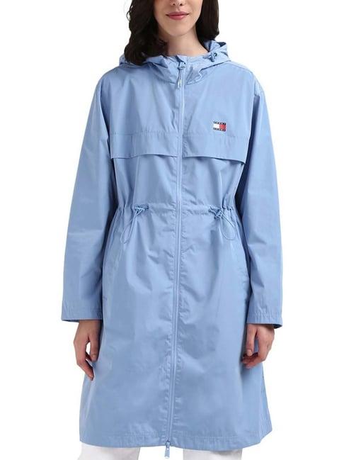 tommy hilfiger westside blue regular fit coat