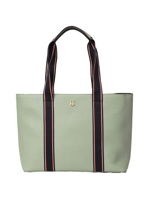 tommy hilfiger green kiara ii tote