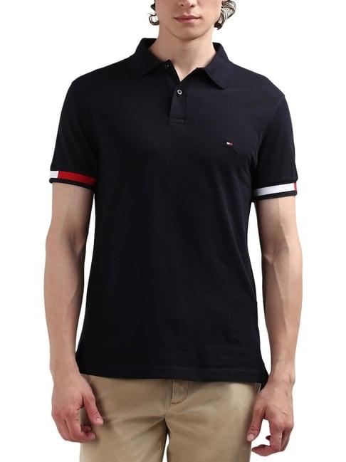 tommy hilfiger navy blue slim fit t-shirt