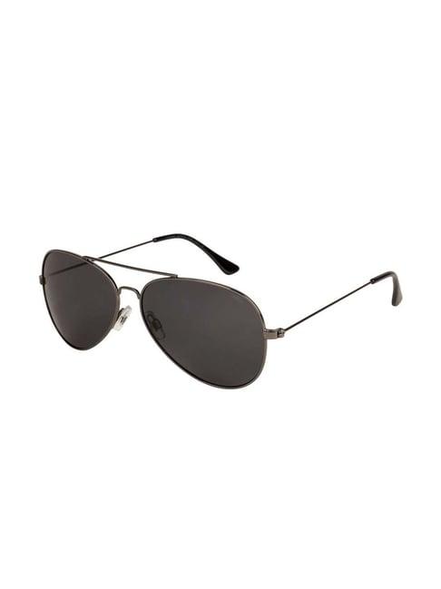 invu grey aviator uv protection sunglasses for men