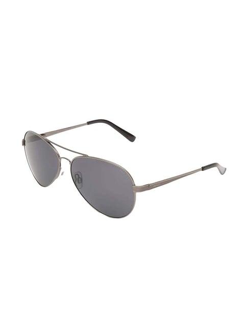 invu grey aviator uv protection sunglasses for men