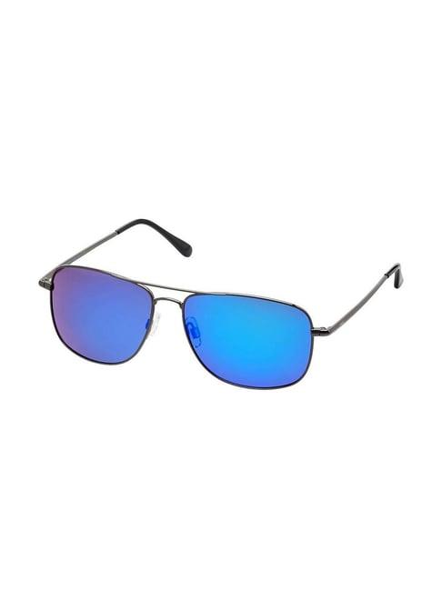 invu blue rectangular uv protection sunglasses for men