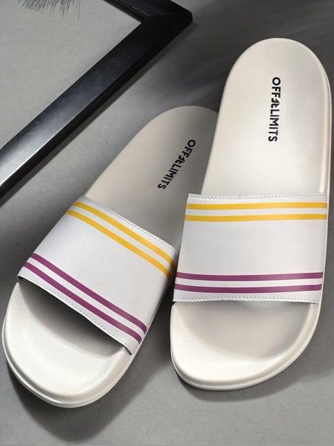 off limits men's coast off white slides