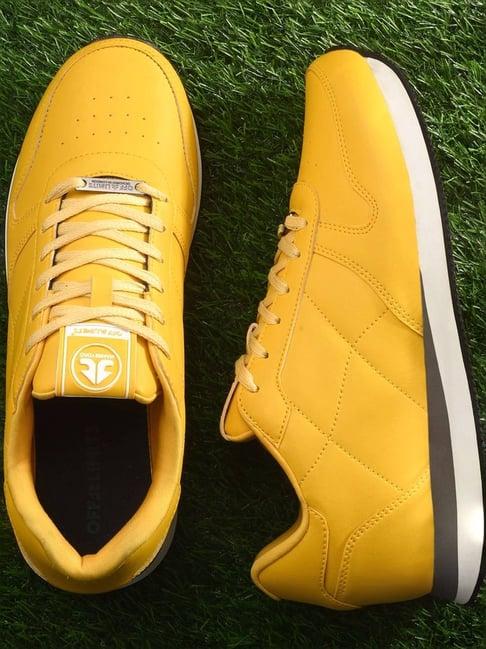 off limits men's cabron yellow casual sneakers