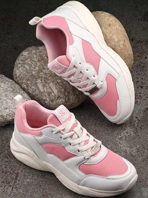 off limits women's hachiko w pink & off white running shoes